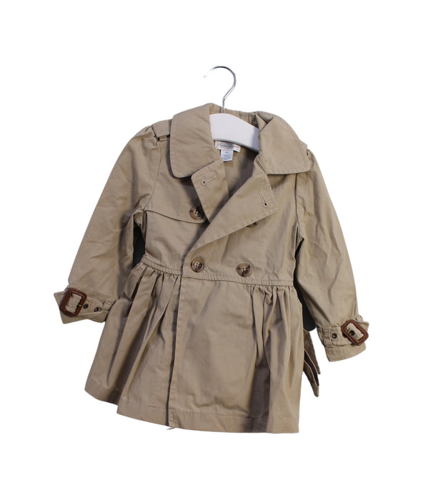 A Beige Coats from Ralph Lauren in size 12-18M for girl. (Front View)