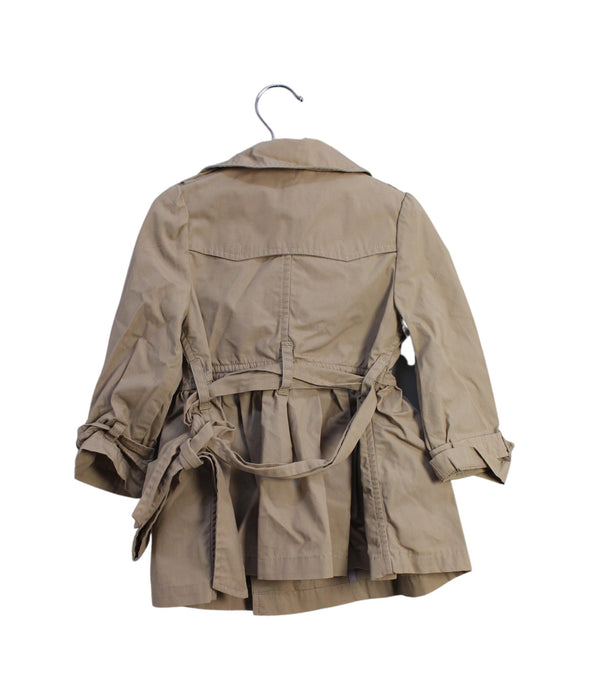 A Beige Coats from Ralph Lauren in size 12-18M for girl. (Back View)