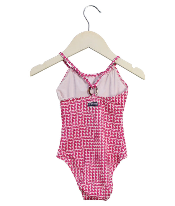 A Pink Swimsuits from Vilebrequin in size 2T for girl. (Back View)