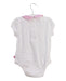 A White Short Sleeve Bodysuits from Jojo Maman Bébé in size 12-18M for girl. (Back View)