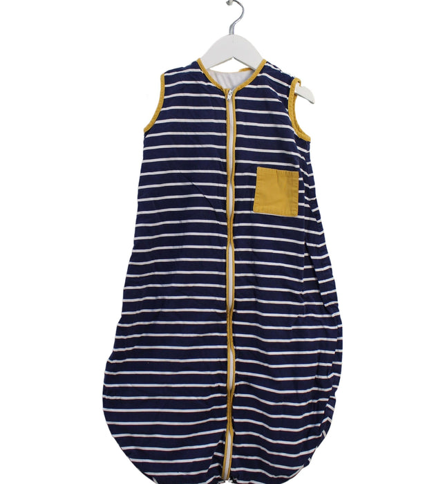 A Navy Sleepsacs from Mothercare in size 6-12M for boy. (Front View)
