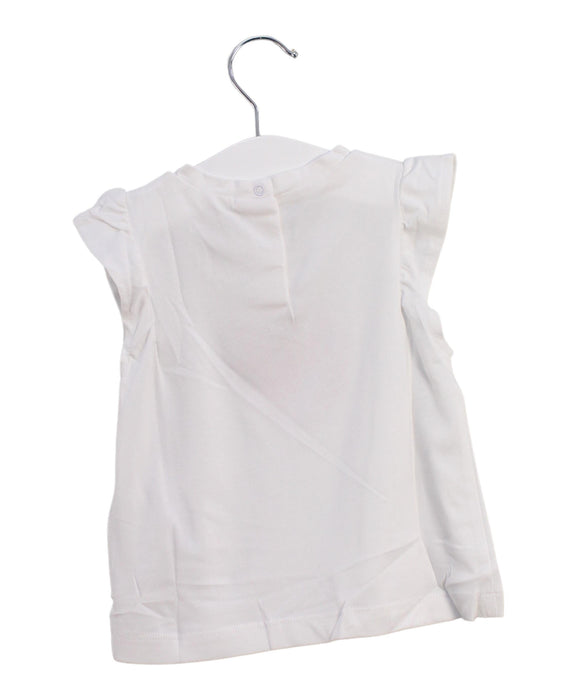 A White Short Sleeve T Shirts from Liu Jo in size 3-6M for girl. (Back View)