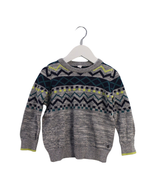 A Grey Knit Sweaters from ESPRIT in size 2T for boy. (Front View)