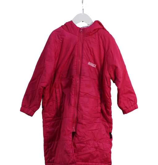 A Pink Puffer/Quilted Coats & Outerwear from Minnex in size 4T for girl. (Front View)