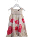 A Beige Sleeveless Dresses from Catimini in size 3T for girl. (Front View)