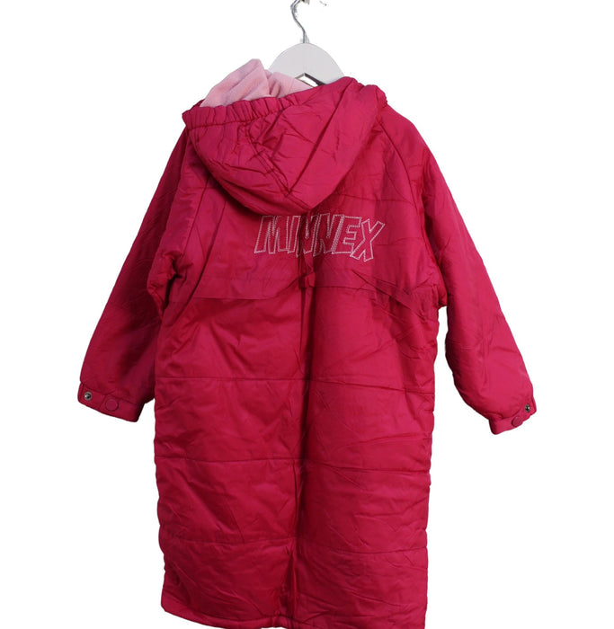 A Pink Puffer/Quilted Coats & Outerwear from Minnex in size 4T for girl. (Back View)