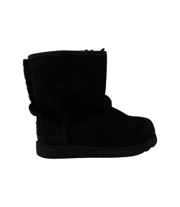 A Black Winter Boots from UGG in size 5T for girl. (Back View)