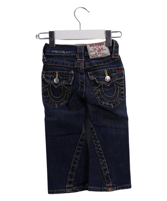 A Blue Jeans from True Religion in size 2T for boy. (Back View)
