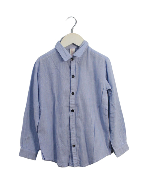 A Blue Shirts from Juliet & the Band in size 6T for boy. (Front View)