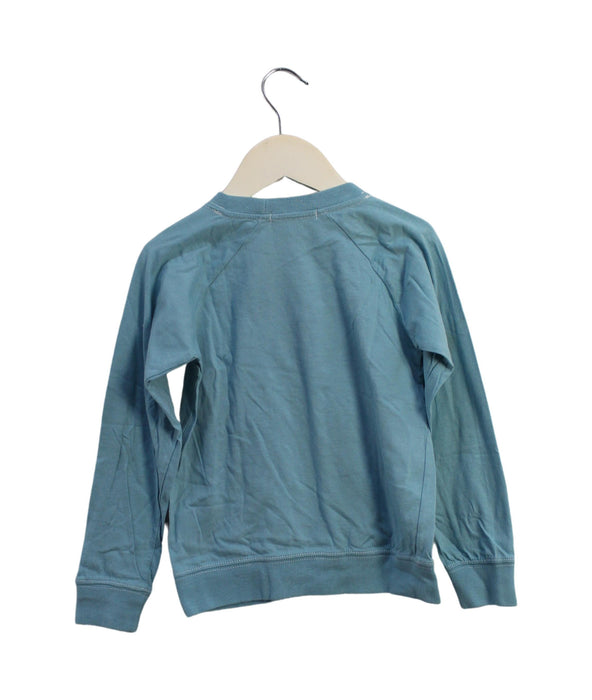 A Teal Long Sleeve Tops from Dandy Star in size 3T for boy. (Back View)