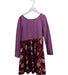 A Purple Long Sleeve Dresses from Tea in size 10Y for girl. (Front View)