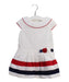 A White Short Sleeve Dresses from Mayoral in size 12-18M for girl. (Front View)