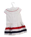 A White Short Sleeve Dresses from Mayoral in size 12-18M for girl. (Back View)