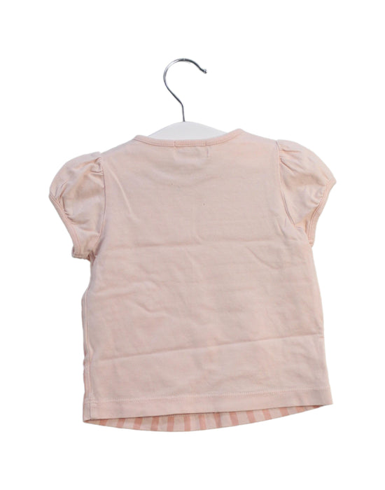 A Pink Short Sleeve Tops from Jill Stuart in size 12-18M for girl. (Back View)