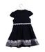 A Navy Short Sleeve Dresses from Nicholas & Bears in size 2T for girl. (Back View)