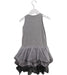 A Grey Sleeveless Dresses from Microbe by Miss Grant in size 4T for girl. (Back View)