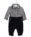 A Navy Long Sleeve Jumpsuits from Nicholas & Bears in size 3-6M for boy. (Front View)