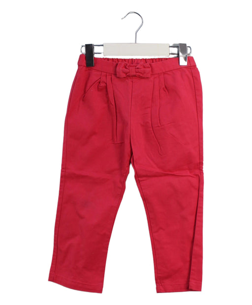 A Pink Casual Pants from Jacadi in size 18-24M for girl. (Front View)