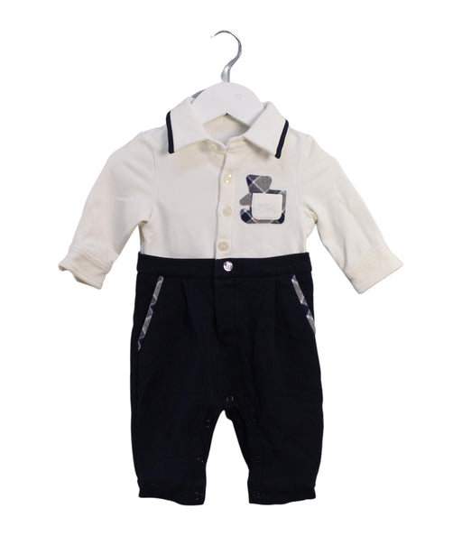 A Navy Jumpsuits from Nicholas & Bears in size 3-6M for boy. (Front View)