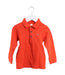 A Orange Long Sleeve Polos from Kingkow in size 4T for boy. (Front View)