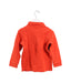 A Orange Long Sleeve Polos from Kingkow in size 4T for boy. (Back View)
