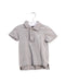 A Grey Short Sleeve Polos from Ralph Lauren in size 6-12M for boy. (Front View)