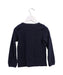 A Navy Long Sleeve Tops from Petit Bateau in size 4T for girl. (Back View)
