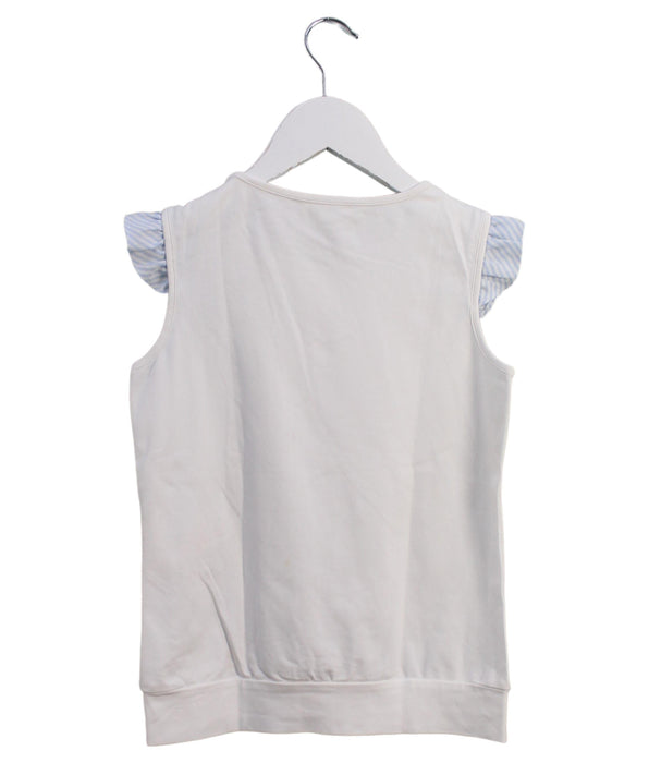 A White Sleeveless Tops from Nicholas & Bears in size 12Y for girl. (Back View)