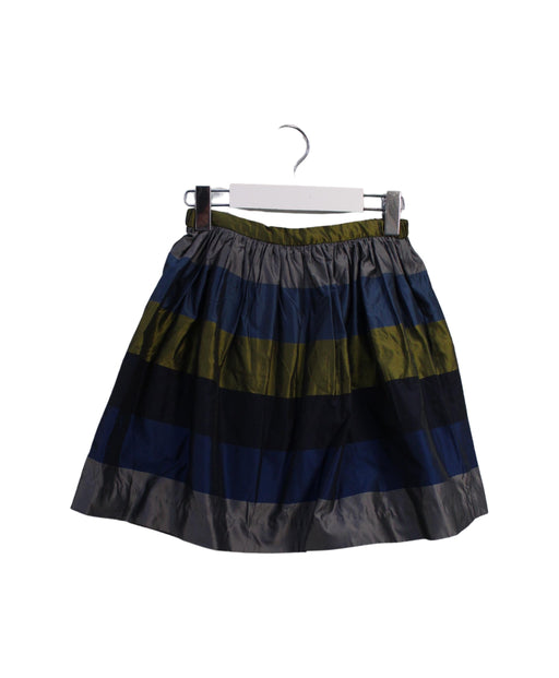 A Green Mid Skirts from Jacadi in size 6T for girl. (Front View)