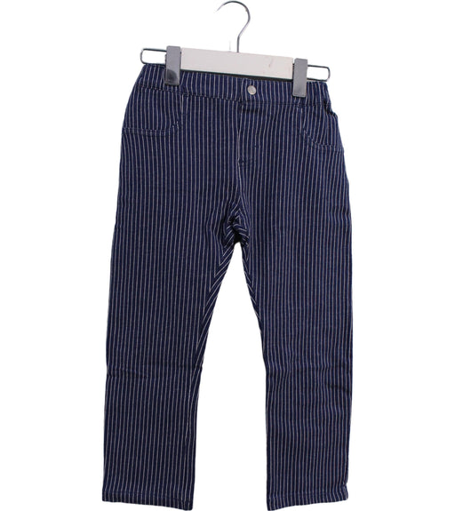 A Blue Jeggings from Petit Bateau in size 3T for boy. (Front View)