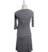 A Navy Long Sleeve Dresses from Seraphine in size S for maternity. (Back View)