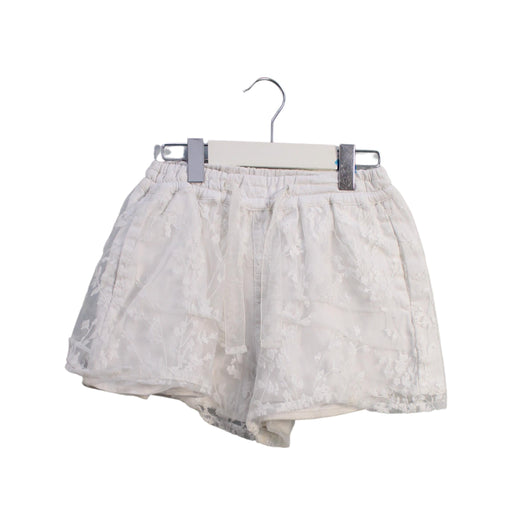 A White Shorts from As Know As Ponpoko in size 2T for girl. (Front View)