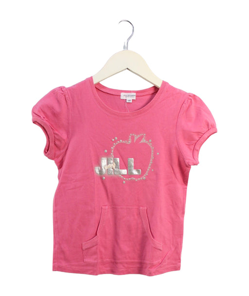 A Pink Short Sleeve Tops from Jill Stuart in size 10Y for girl. (Front View)