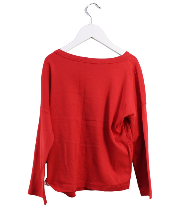 A Red Long Sleeve Tops from Sonia Rykiel in size 10Y for girl. (Back View)