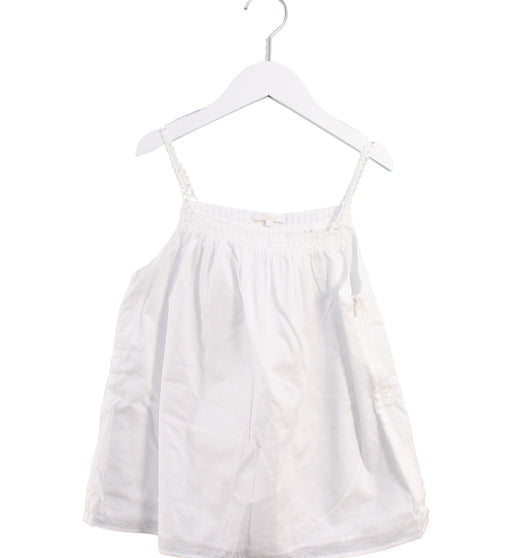 A White Sleeveless Tops from Chloe in size 12Y for girl. (Front View)