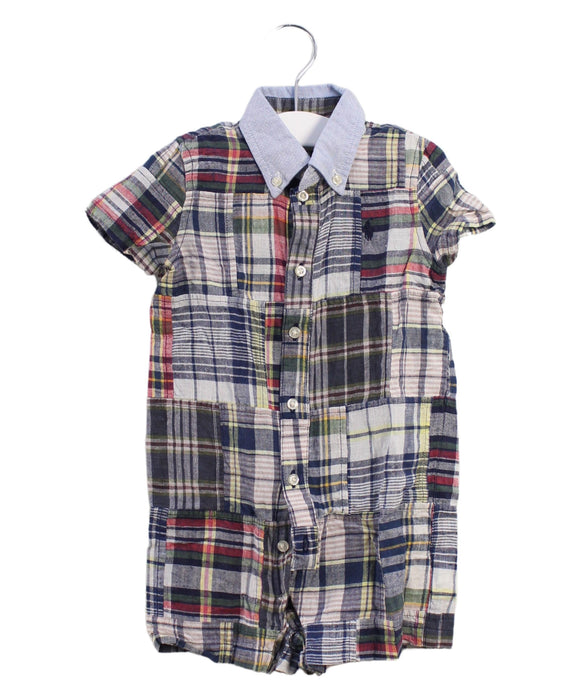 A Multicolour Short Sleeve Rompers from Ralph Lauren in size 6-12M for boy. (Front View)