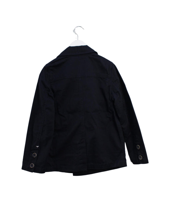 A Navy Lightweight Jackets from Armani in size 8Y for boy. (Back View)