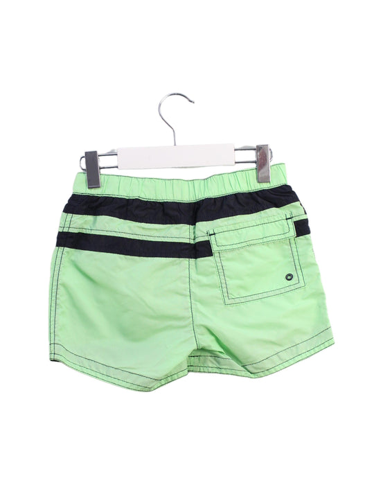 A Green Swim Shorts from Armani in size 6T for boy. (Back View)