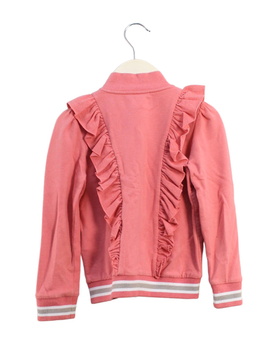 A Pink Zippered Sweatshirts from Gucci in size 3T for girl. (Back View)