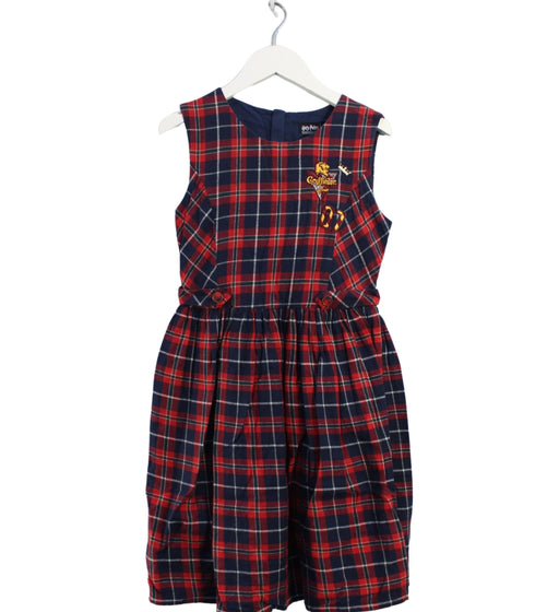 A Red Sleeveless Dresses from Chickeeduck in size 11Y for girl. (Front View)