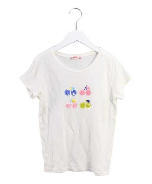 A White Short Sleeve T Shirts from Bonpoint in size 10Y for girl. (Front View)
