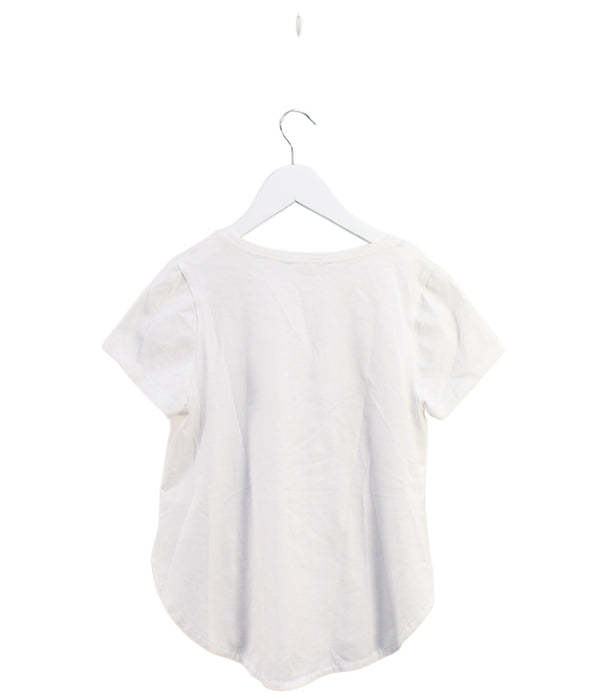 A White Short Sleeve Tops from Mayoral in size 12Y for girl. (Back View)