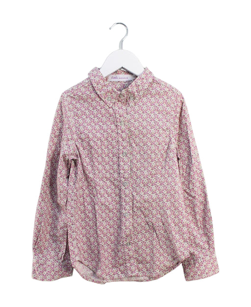 A Pink Shirts from Little Mercerie in size 8Y for girl. (Front View)