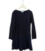 A Navy Long Sleeve Dresses from Chouchou Chic in size 7Y for girl. (Front View)