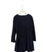 A Navy Long Sleeve Dresses from Chouchou Chic in size 7Y for girl. (Back View)