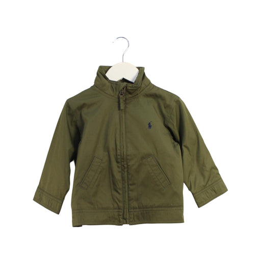 A Green Lightweight Jackets from Polo Ralph Lauren in size 2T for boy. (Front View)