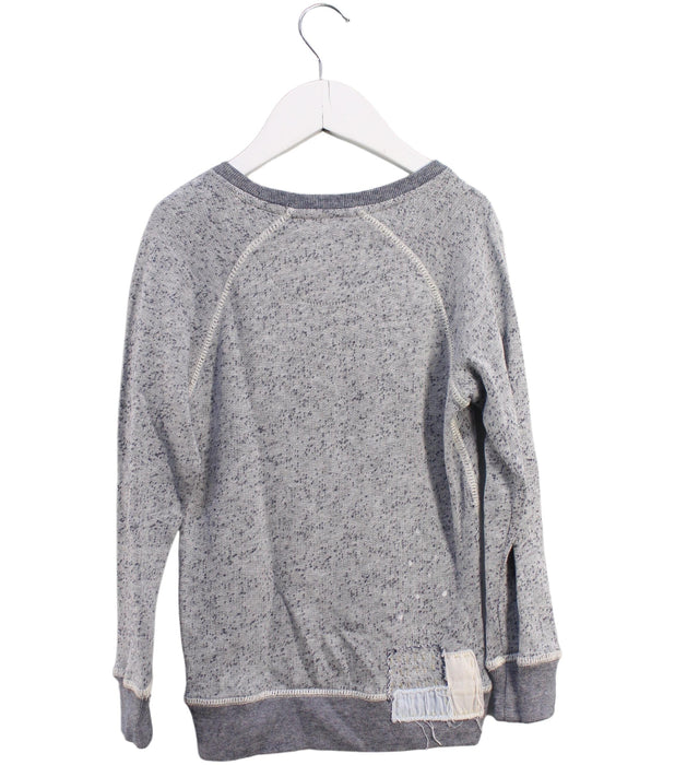 A Grey Crewneck Sweatshirts from Scotch Shrunk in size 4T for boy. (Back View)