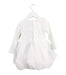 A White Long Sleeve Dresses from Miniclasix in size 6-12M for girl. (Back View)