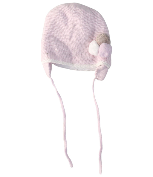 A Pink Winter Hats from Jacadi in size O/S for girl. (Front View)