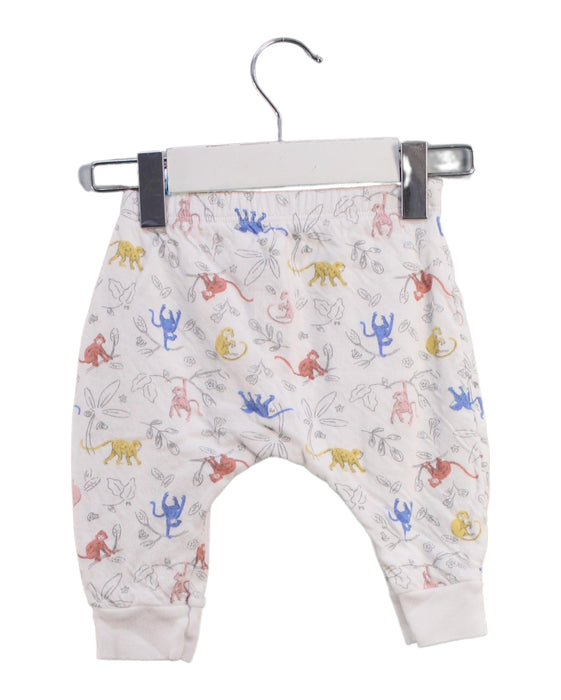 A White Separates from Petit Bateau in size 3-6M for boy. (Back View)
